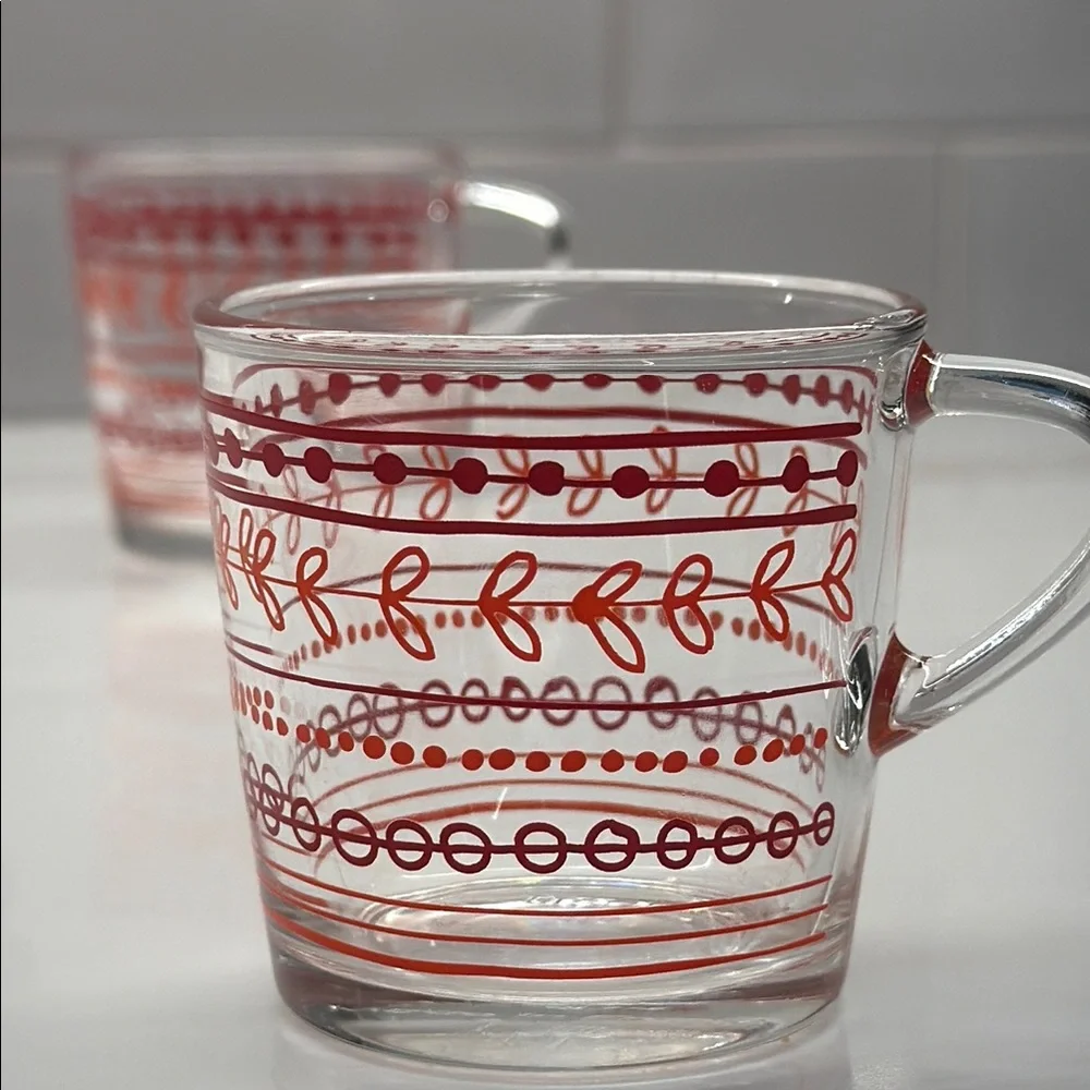 Vintage IKEA Demitasse Espresso glass mugs